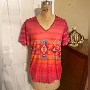 Crazy Train pink/orange shirt